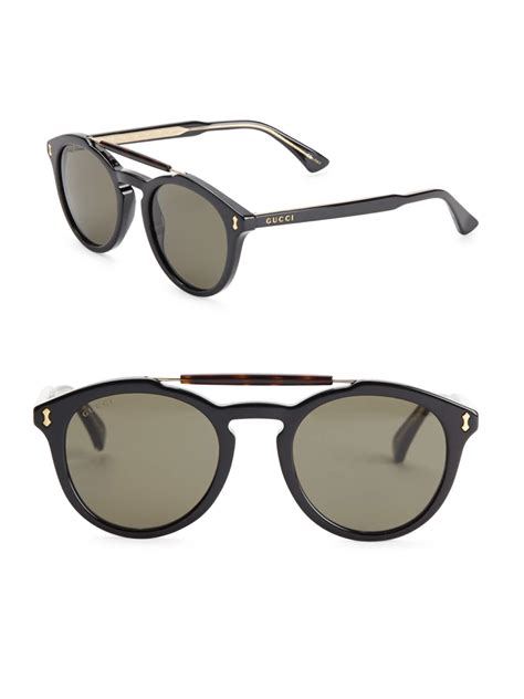 gucci round sunglasses men.